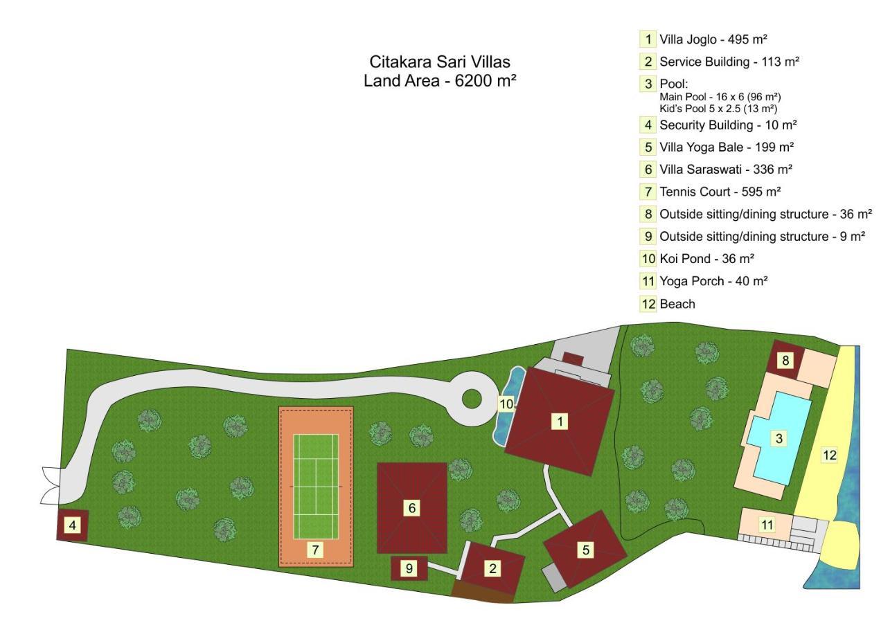 Citakara Sari Villas Candidasa Esterno foto