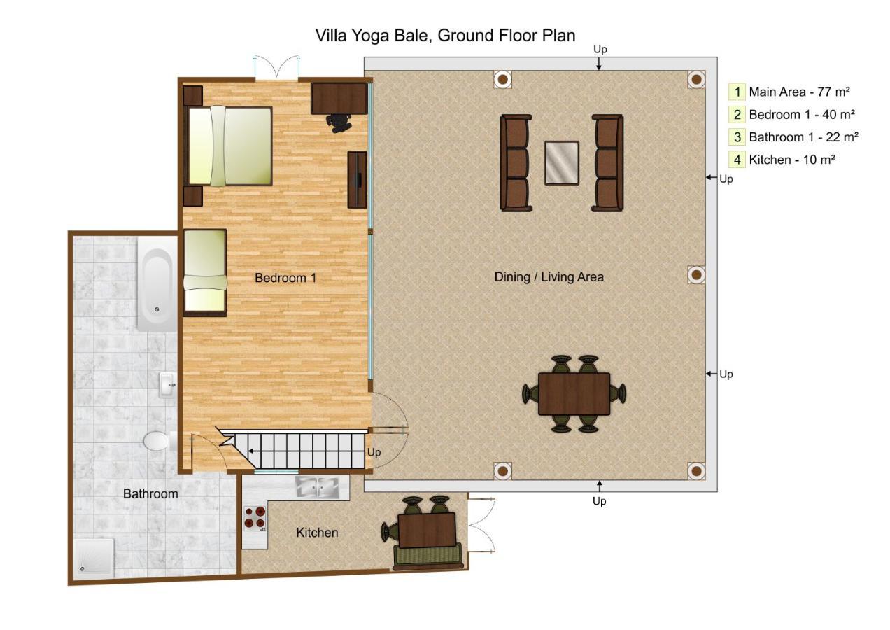 Citakara Sari Villas Candidasa Esterno foto